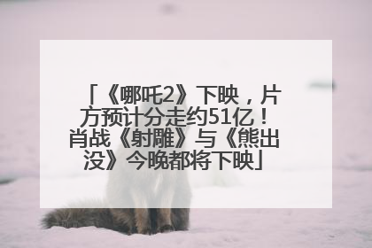 《哪吒2》下映，片方预计分走约51亿！肖战《射雕》与《熊出没》今晚都将下映