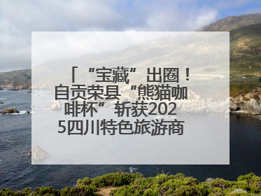 “宝藏”出圈！自贡荣县“熊猫咖啡杯”斩获2025四川特色旅游商品大赛铜奖