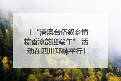 “港澳台侨叙乡情 粽香漆韵迎端午” 活动在四川邛崃举行