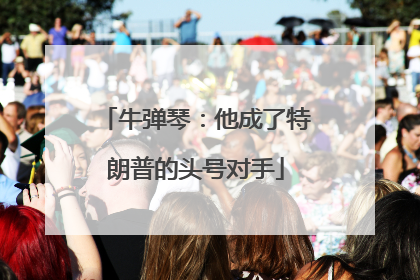 牛弹琴：他成了特朗普的头号对手