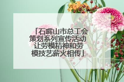 石嘴山市总工会策划系列宣传活动 让劳模精神和劳模技艺薪火相传