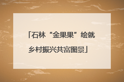 石林“金果果”绘就乡村振兴共富图景