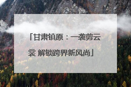甘肃镇原：一袭剪云裳 解锁跨界新风尚