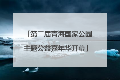 第二届青海国家公园主题公益嘉年华开幕