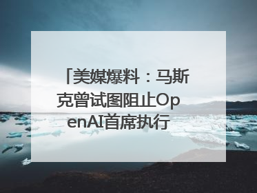 美媒爆料：马斯克曾试图阻止OpenAI首席执行官奥尔特曼在中东的AI交易