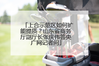 上合示范区如何扩能提质？山东省商务厅副厅长张庆伟答央广网记者问