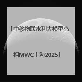 中移物联水利大模型亮相MWC上海2025