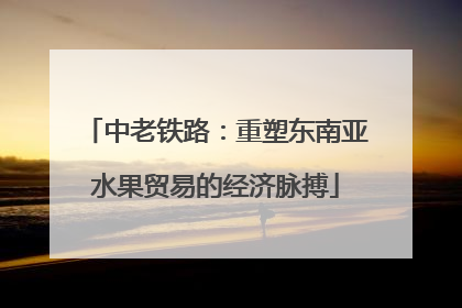 中老铁路：重塑东南亚水果贸易的经济脉搏