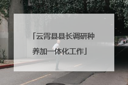 云霄县县长调研种养加一体化工作