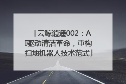 云鲸逍遥002：AI驱动清洁革命，重构扫地机器人技术范式