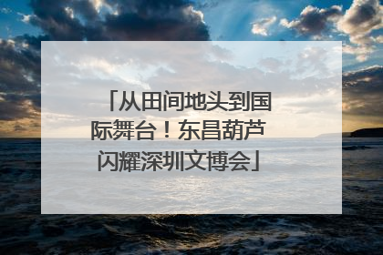 从田间地头到国际舞台！东昌葫芦闪耀深圳文博会