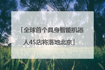 全球首个具身智能机器人4S店将落地北京