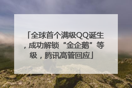 全球首个满级QQ诞生，成功解锁“金企鹅”等级，腾讯高管回应