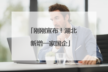刚刚宣布！湖北新增一家国企