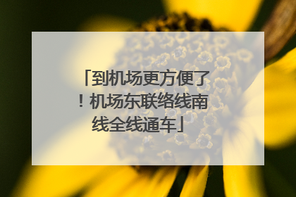 到机场更方便了！机场东联络线南线全线通车