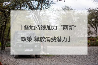 各地持续加力“两新”政策 释放消费潜力