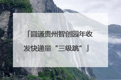圆通贵州智创园年收发快递量“三级跳”