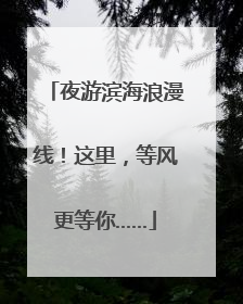 夜游滨海浪漫线！这里，等风更等你……