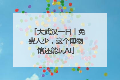 大武汉一日丨免费人少，这个博物馆还能玩AI