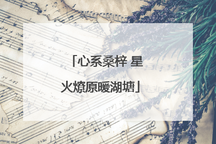 心系桑梓 星火燎原暖湖塘