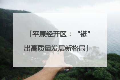平原经开区：“链”出高质量发展新格局