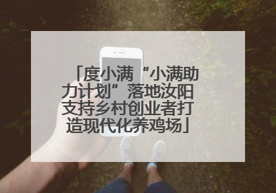 度小满“小满助力计划”落地汝阳支持乡村创业者打造现代化养鸡场