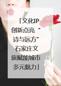 文化IP创新点亮“诗与远方” 石家庄文旅赋能城市多元魅力