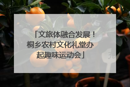 文旅体融合发展！桐乡农村文化礼堂办起趣味运动会
