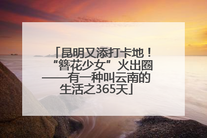 昆明又添打卡地！“簪花少女”火出圈——有一种叫云南的生活之365天