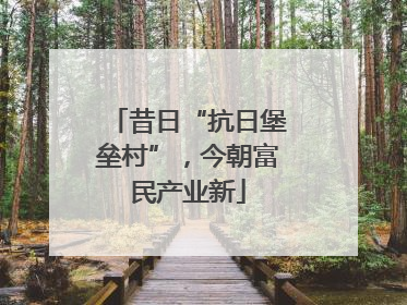 昔日“抗日堡垒村”，今朝富民产业新