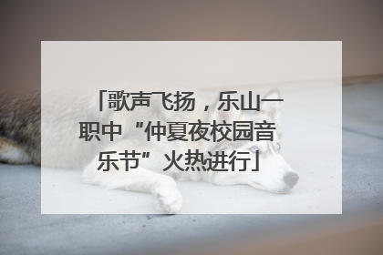 歌声飞扬，乐山一职中“仲夏夜校园音乐节”火热进行