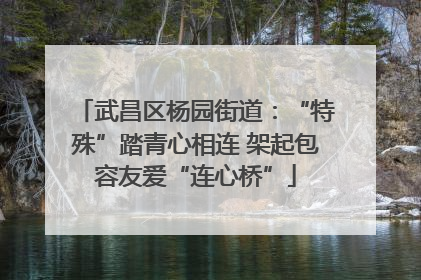 武昌区杨园街道：“特殊”踏青心相连 架起包容友爱“连心桥”