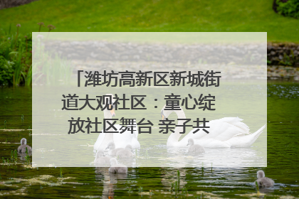 潍坊高新区新城街道大观社区：童心绽放社区舞台 亲子共谱六一欢歌