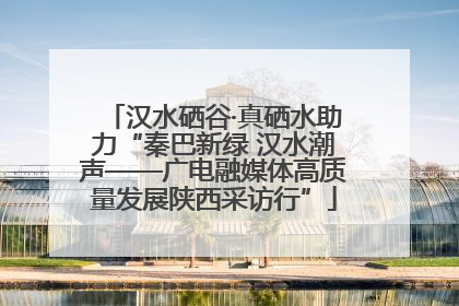 汉水硒谷·真硒水助力“秦巴新绿 汉水潮声——广电融媒体高质量发展陕西采访行”