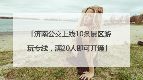 济南公交上线10条景区游玩专线，满20人即可开通