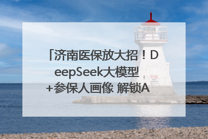 济南医保放大招！DeepSeek大模型+参保人画像 解锁AI医保管家新体验