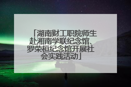 湖南财工职院师生赴湘南学联纪念馆、罗荣桓纪念馆开展社会实践活动