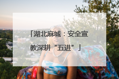 湖北麻城：安全宣教深耕“五进”