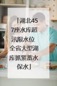 湖北457座水库超汛限水位 全省大型湖库抓紧蓄水保水