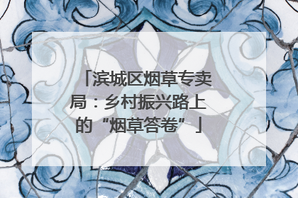 滨城区烟草专卖局：乡村振兴路上的“烟草答卷”