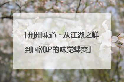 荆州味道：从江湖之鲜到国潮IP的味觉蝶变