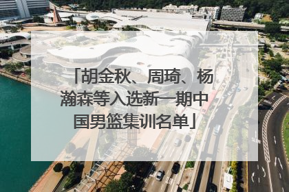 胡金秋、周琦、杨瀚森等入选新一期中国男篮集训名单