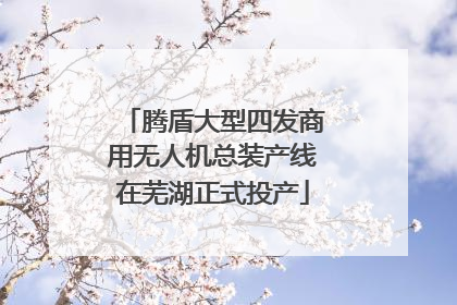 腾盾大型四发商用无人机总装产线在芜湖正式投产