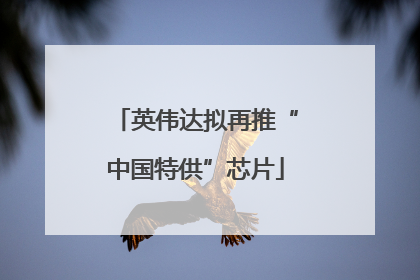 英伟达拟再推“中国特供”芯片