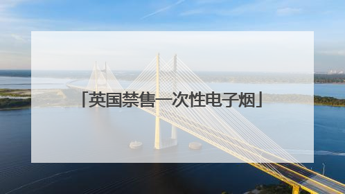 英国禁售一次性电子烟