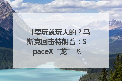 要玩就玩大的？马斯克回击特朗普：SpaceX“龙”飞船将立即退役！