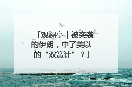观澜亭｜被突袭的伊朗，中了美以的“双簧计”？