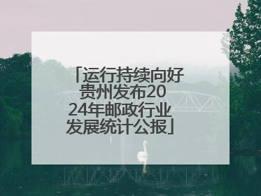 运行持续向好 贵州发布2024年邮政行业发展统计公报
