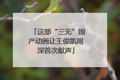 这部“三无”国产动画让王俊凯周深首次献声