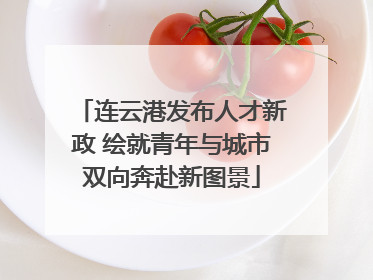 连云港发布人才新政 绘就青年与城市双向奔赴新图景